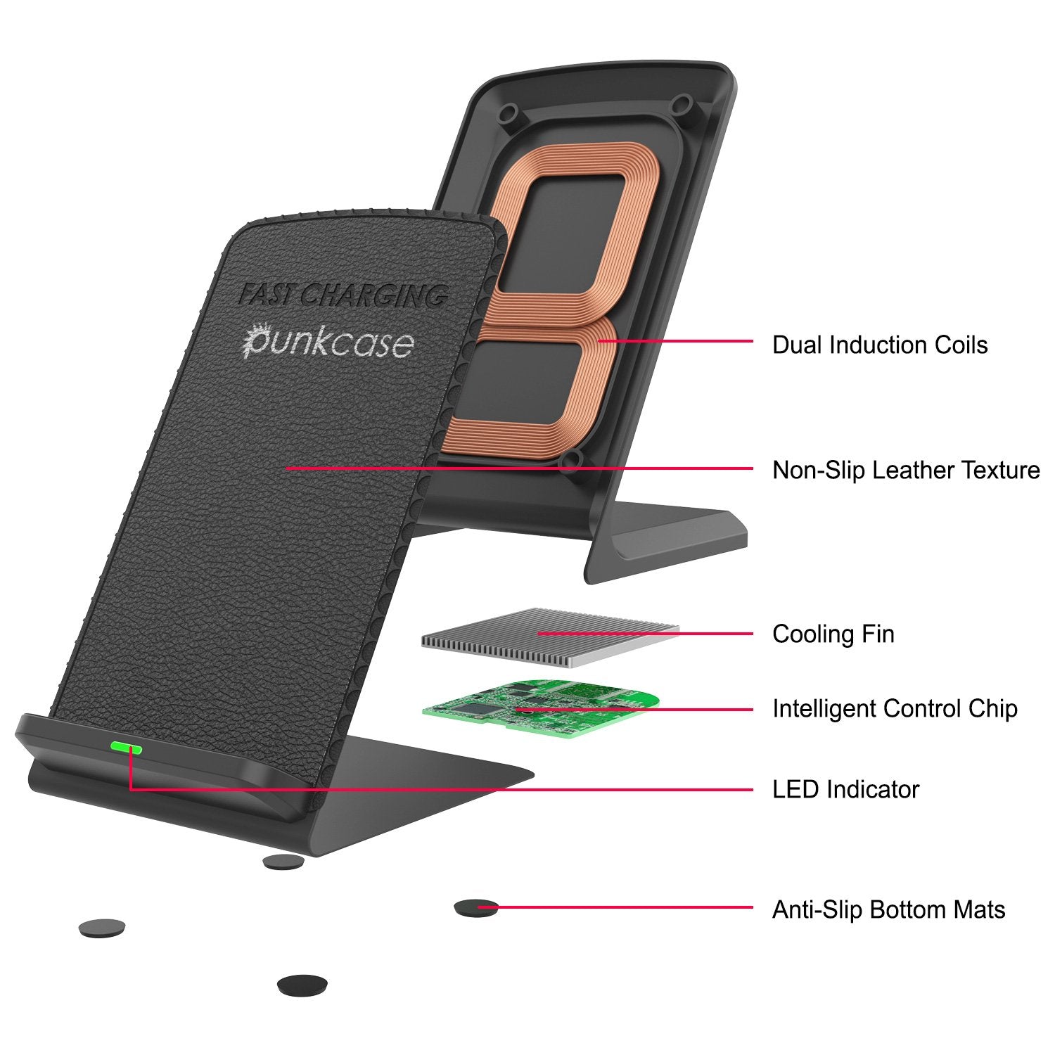 Punkcase Wireless Phone Charging Station