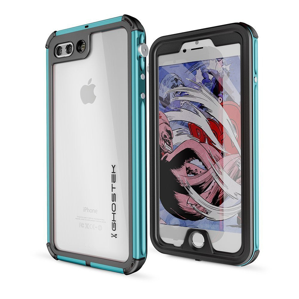 GHOSTEK - Atomic 3.0 Series Waterproof Case for Apple IPhone 7+ Plus | Teal