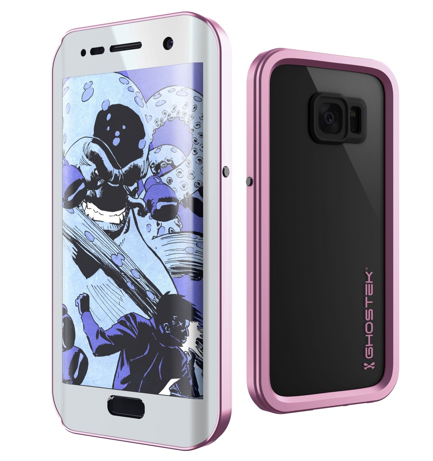 GHOSTEK - Atomic 2.0 Series Waterproof Case for Samsung S7 Edge | Pink
