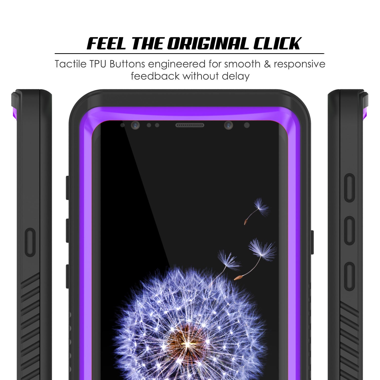 Punkcase Galaxy S9 Extreme Series Waterproof Body | Purple