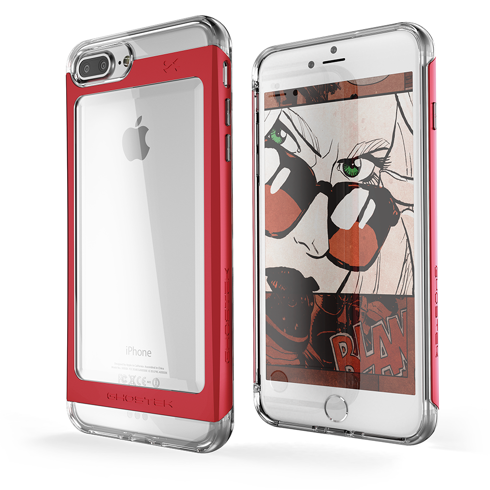 GHOSTEK - Cloak 2.0 Series Armor Case for Apple iPhone 7+ Plus | Red