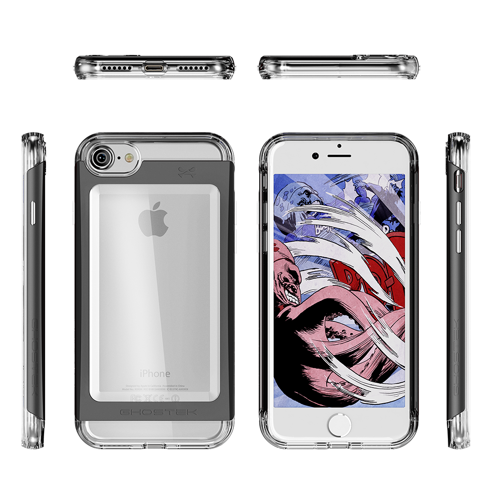 GHOSTEK - Cloak 2.0 Series Armor Case for Apple iPhone 7 | Black