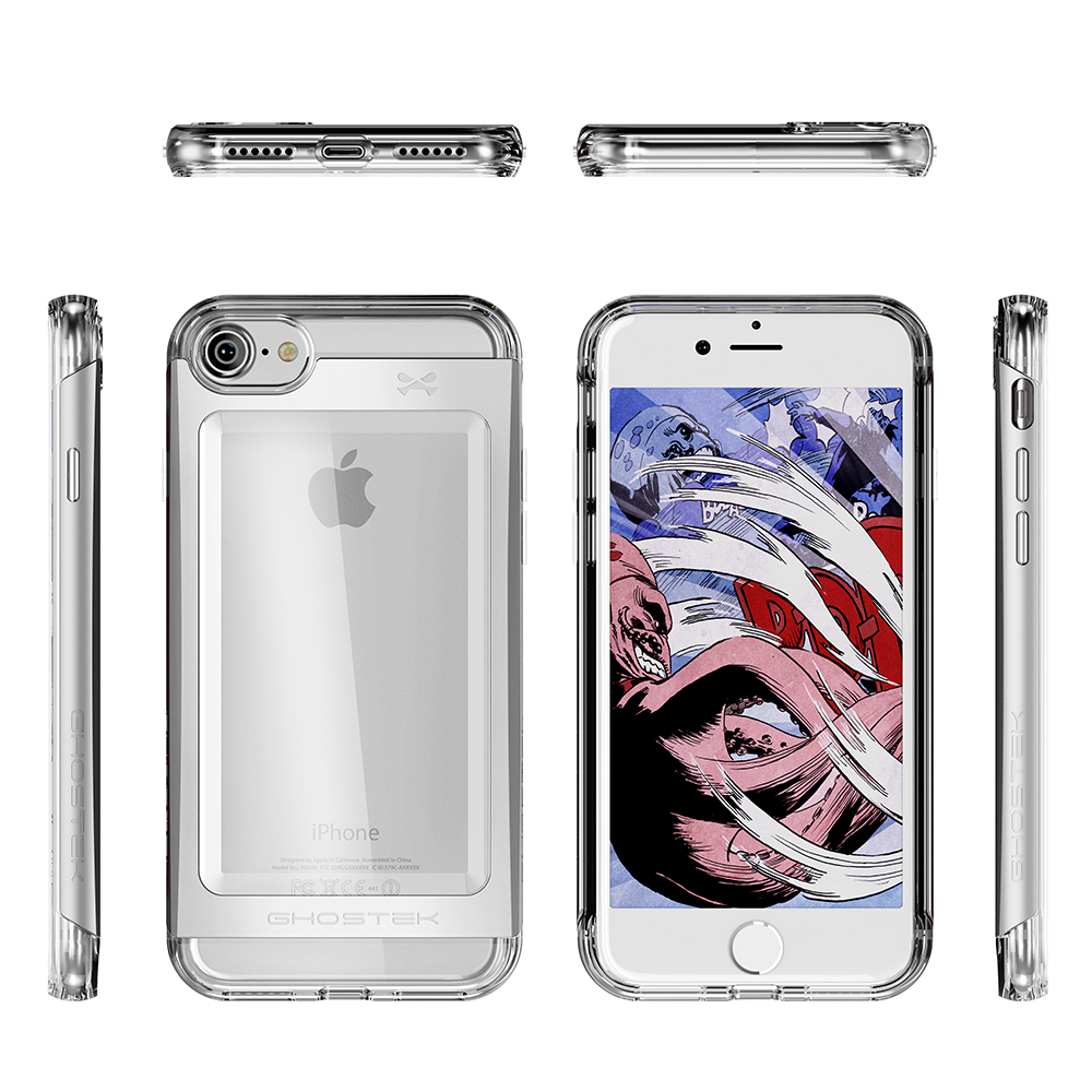 GHOSTEK - Cloak 2.0 Series Armor Case for Apple iPhone 7 | Silver