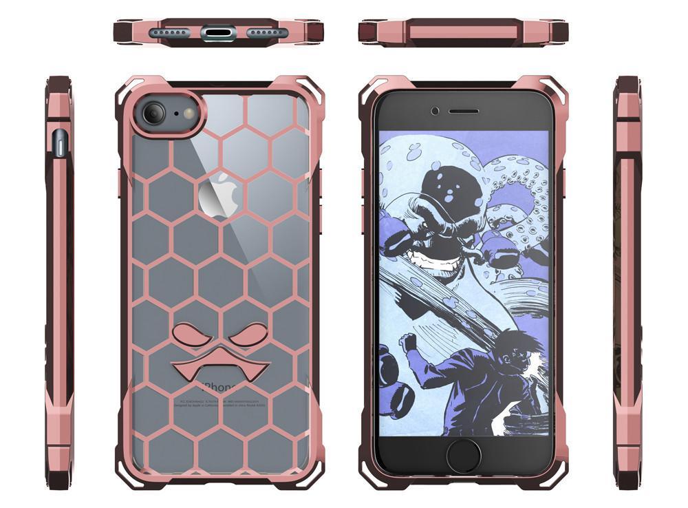 iPhone 8+ Plus Case, Ghostek® Covert Rose Pink, Premium Impact Protective Armor | Warranty