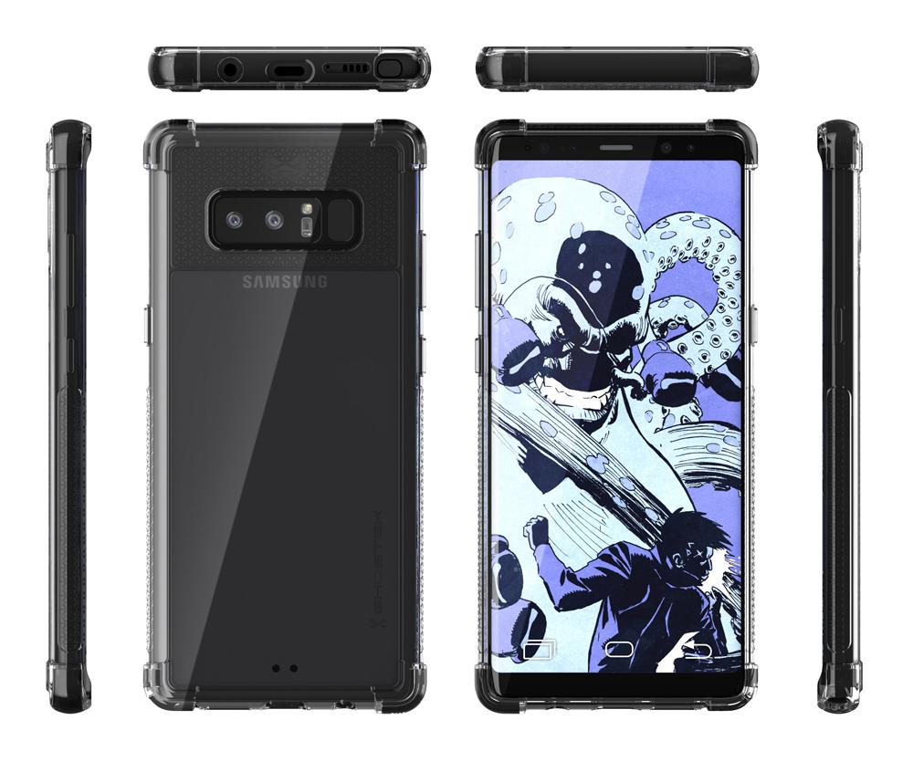 Galaxy Note 8 Case,Ghostek Covert 2 Ultra Fit Case for Samsung Galaxy Note 8 Military Grade Tested | Black