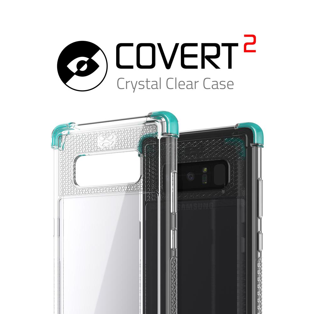 Galaxy Note 8 Case,Ghostek Covert 2 Ultra Fit Case for Samsung Galaxy Note 8 Military Grade Tested | TEAL