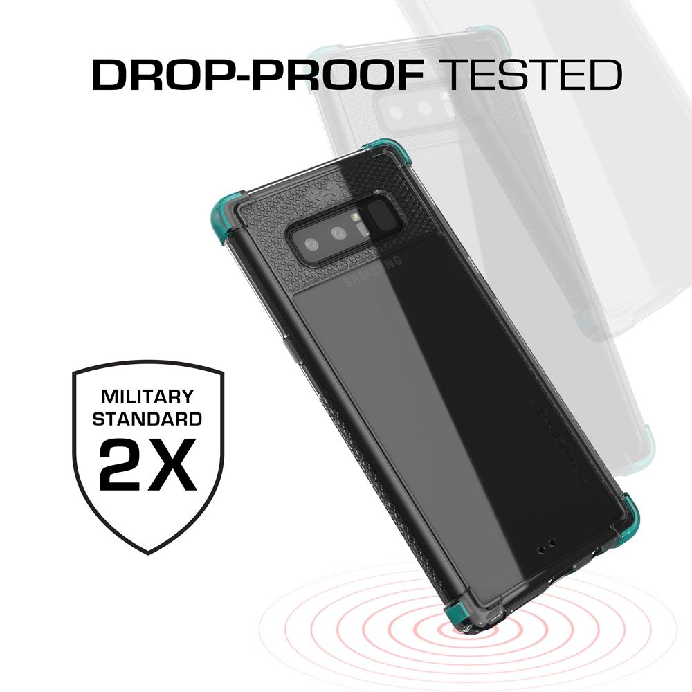 Galaxy Note 8 Case,Ghostek Covert 2 Ultra Fit Case for Samsung Galaxy Note 8 Military Grade Tested | TEAL