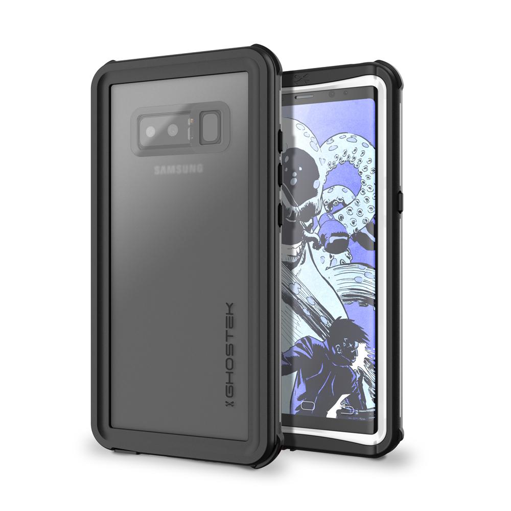 Galaxy Note 8, Ghostek Nautical Series for Galaxy Note 8 Rugged Waterproof Case | WHITE