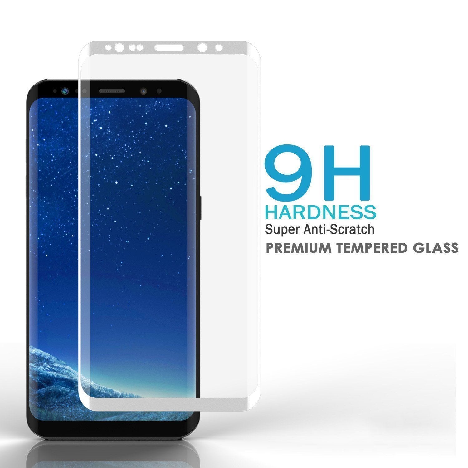 Galaxy S20 White Punkcase Glass SHIELD Tempered Glass Screen Protector 0.33mm Thick 9H Glass
