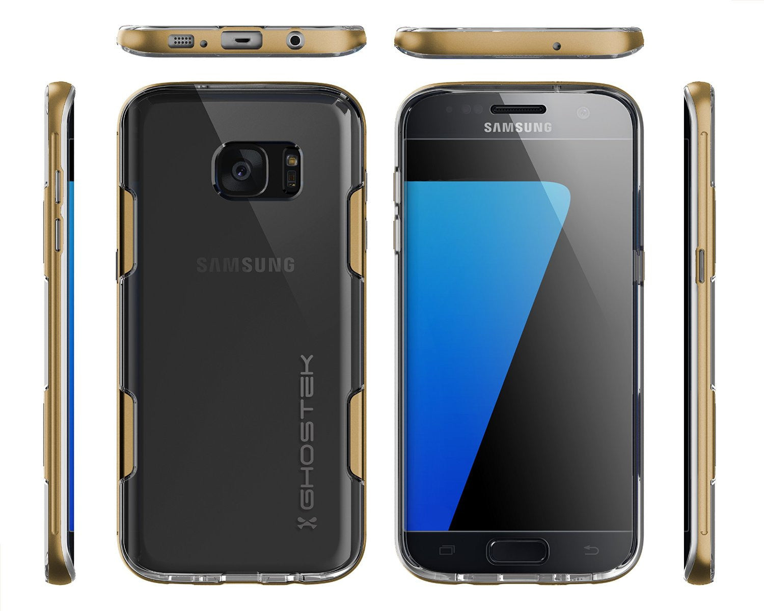 GHOSTEK - Cloak 2.0 Series Armor Case for Samsung S7 Edge | Gold