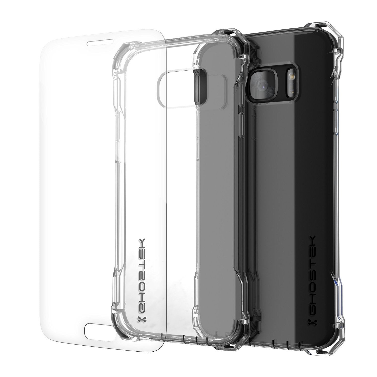 GHOSTEK - Covert Series Premium Impact Case for Samsung S7 Edge | Clear