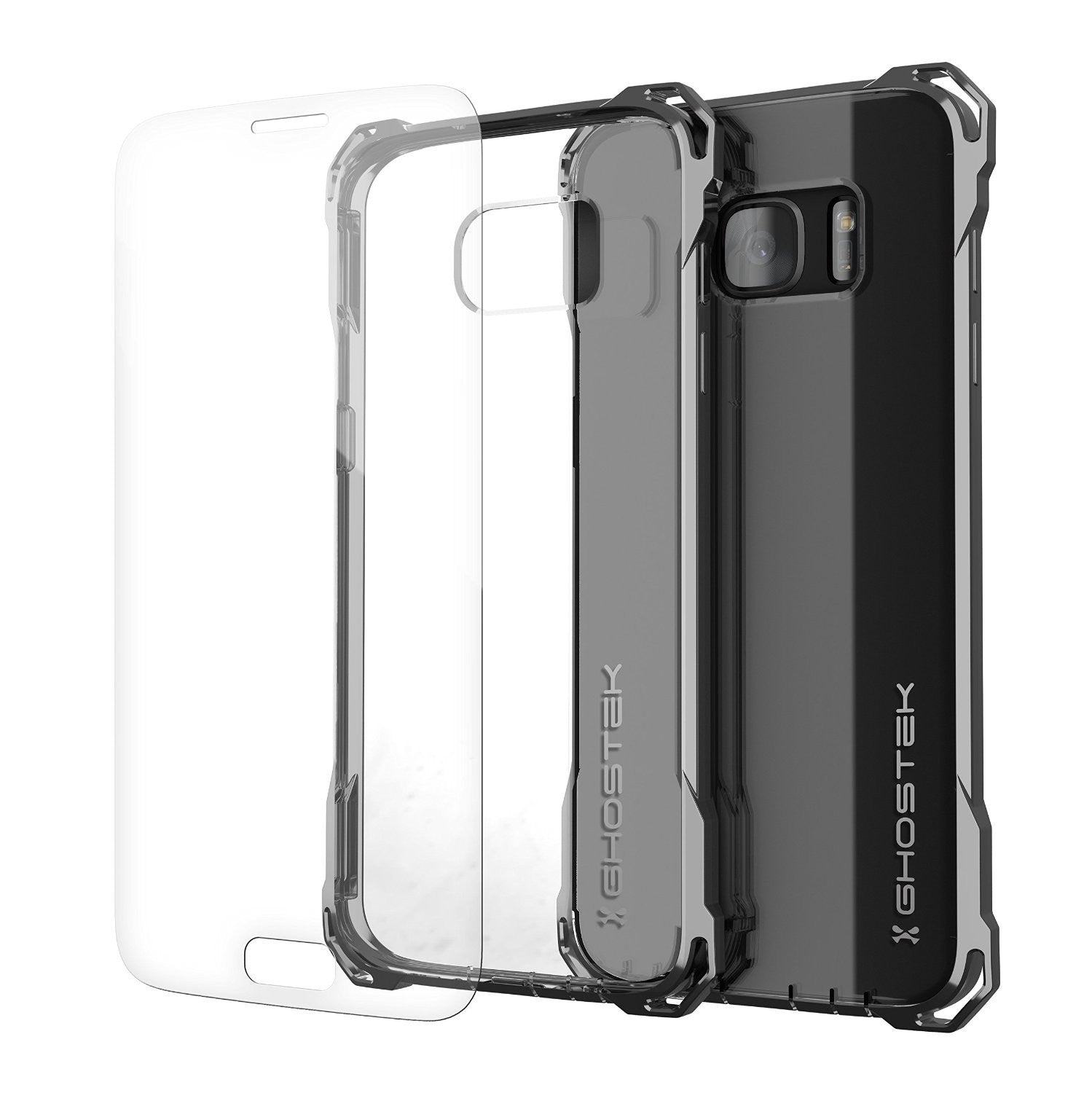 GHOSTEK - Covert Series Premium Impact Case for Samsung S7 Edge | Space Grey
