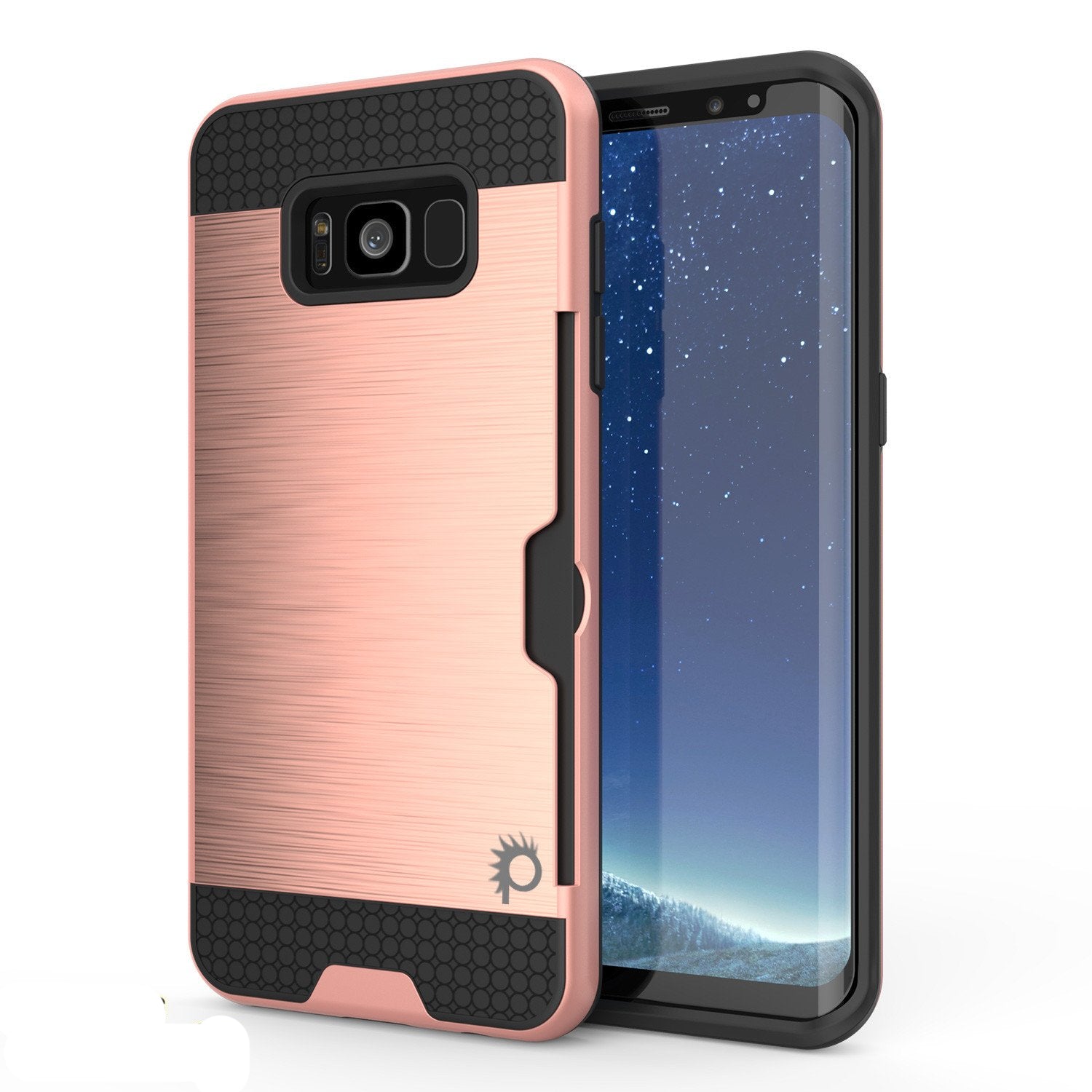 Galaxy S8 Case PunkCase SLOT Rose Series Slim Armor Soft Cover Case
