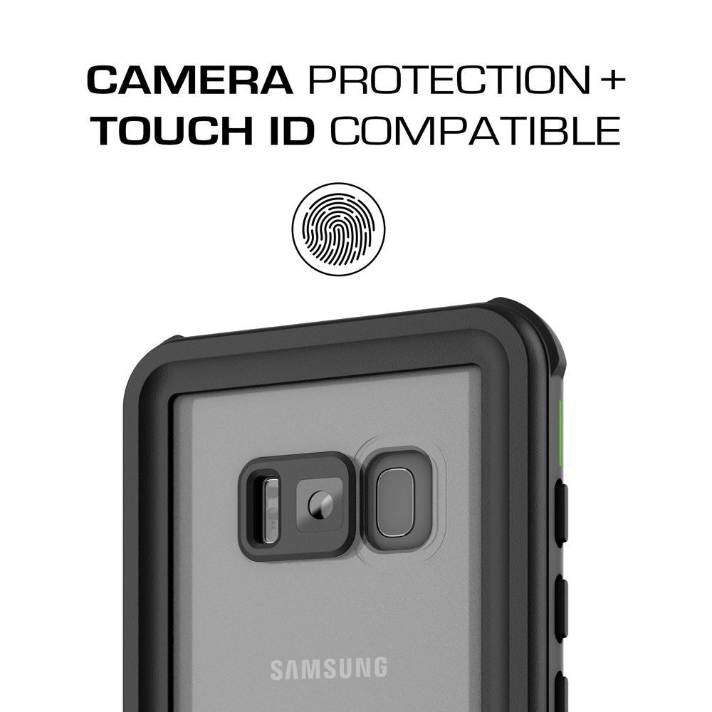 Galaxy S8 Plus Waterproof Case, Ghostek Nautical Series (Green) | Slim Underwater Full Body Protection