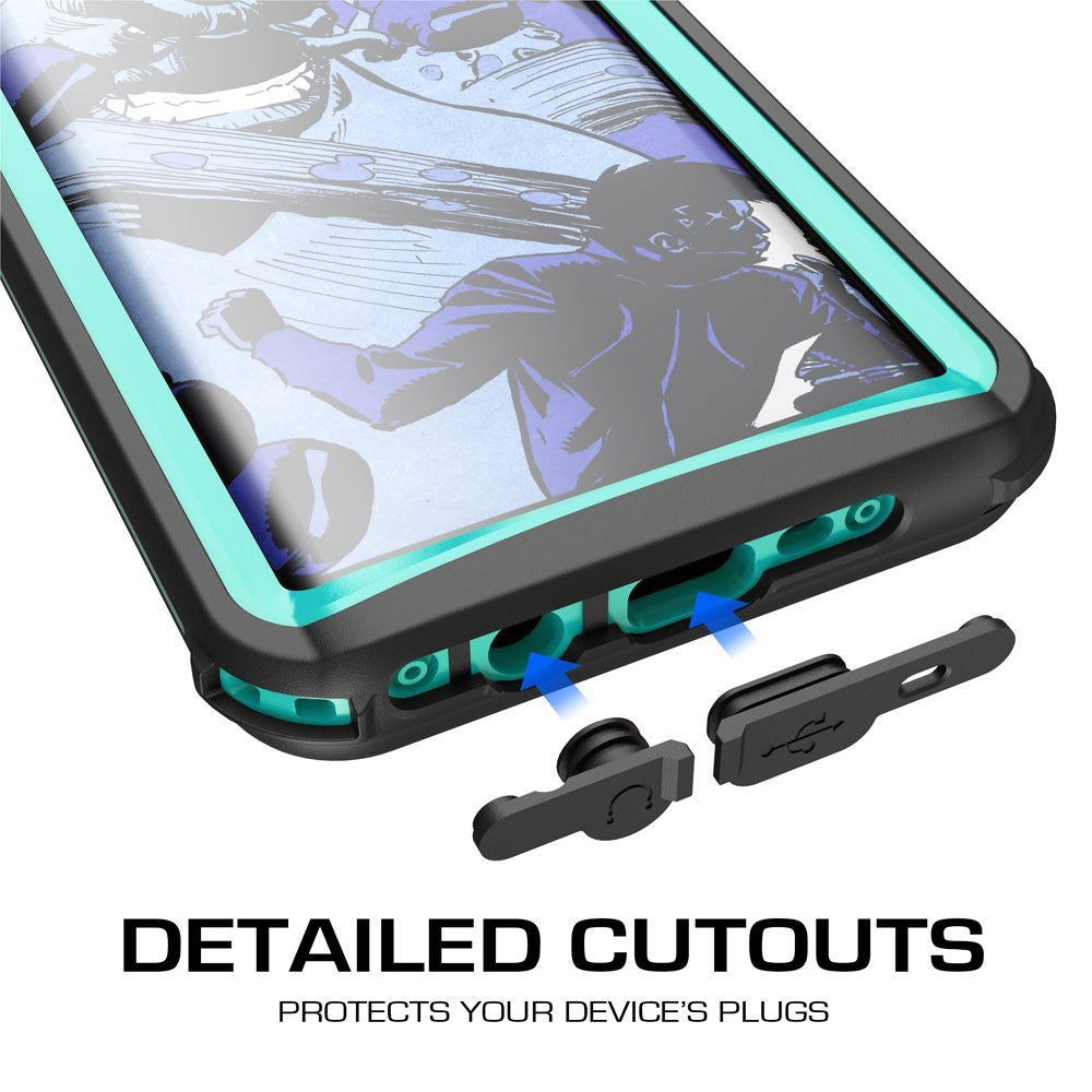 Galaxy S8 Plus Waterproof Case, Ghostek Nautical Series (Teal) | Slim Underwater Full Body Protection