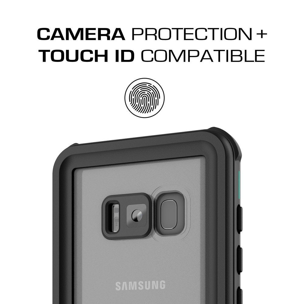 Galaxy S8 Plus Waterproof Case, Ghostek Nautical Series (Teal) | Slim Underwater Full Body Protection