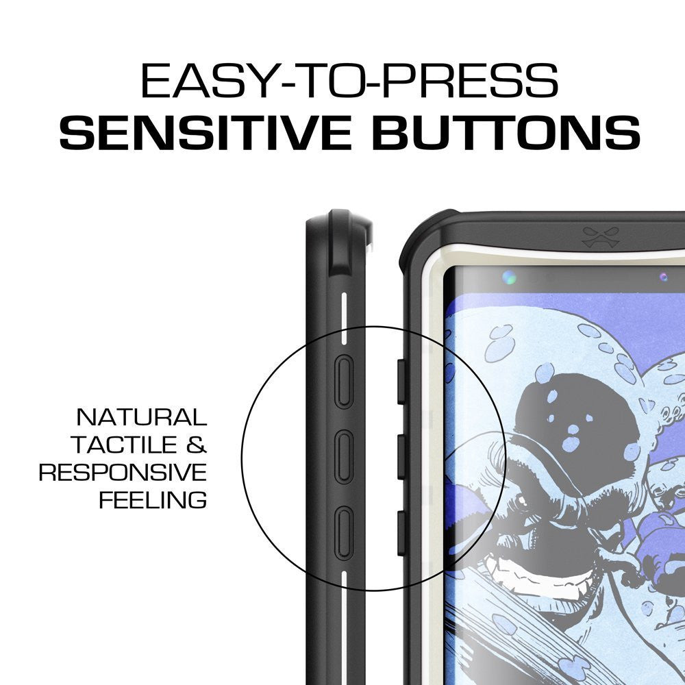 Galaxy S8 Plus Waterproof Case, Ghostek Nautical Series (White) | Slim Underwater Full Body Protection