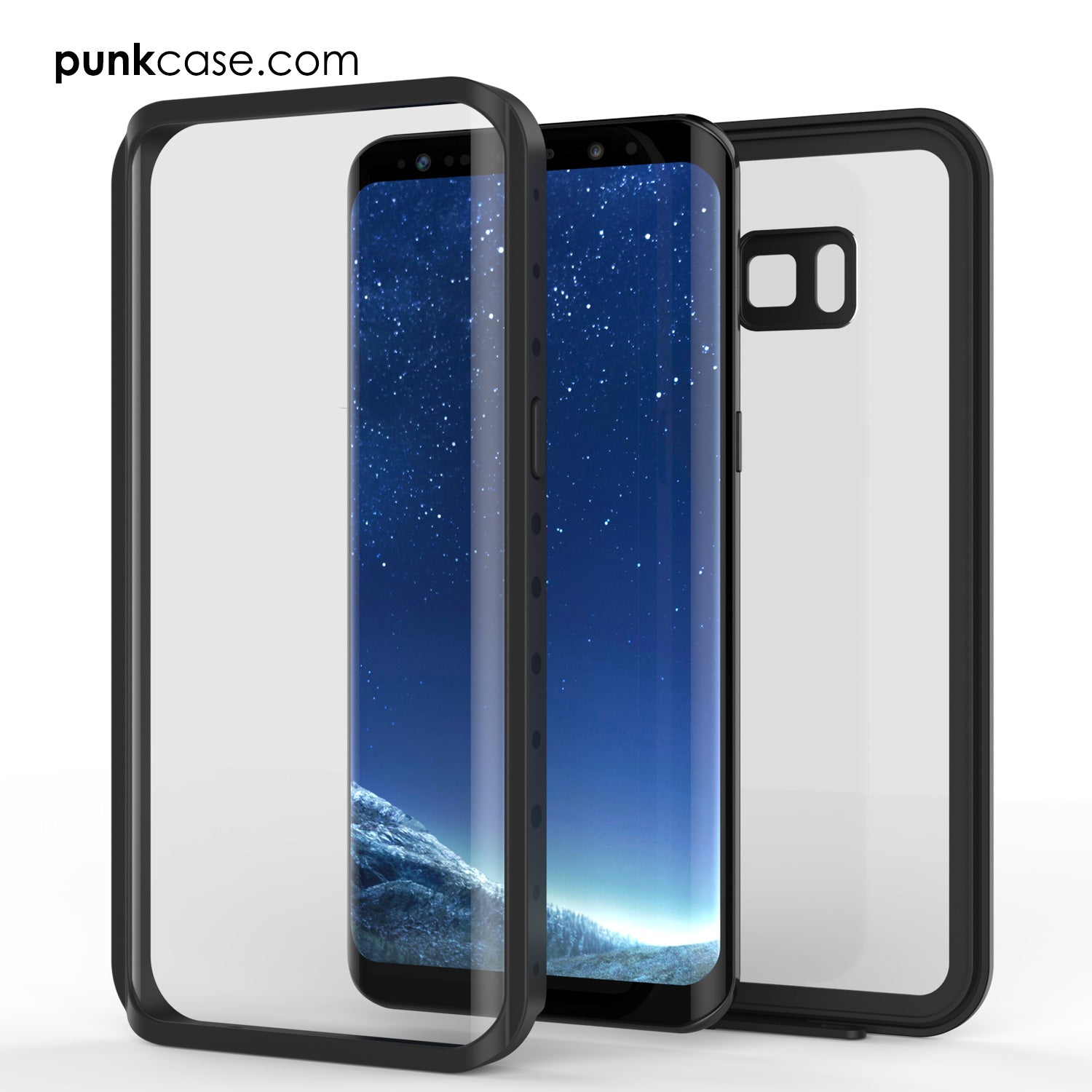 Galaxy S8 Waterproof Case, Punkcase StudStar Clear