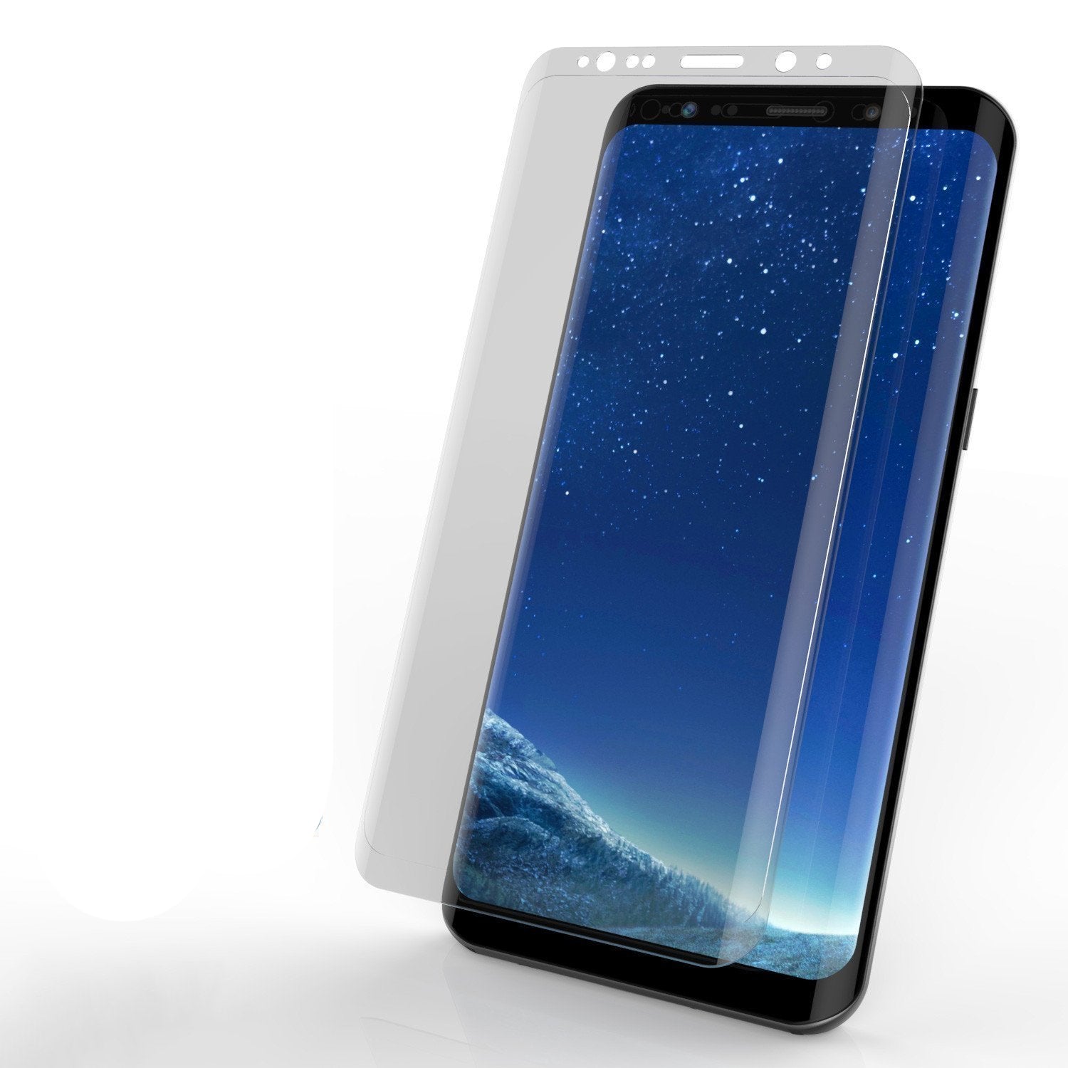 Galaxy S8+ Plus Clear Punkcase Glass SHIELD Tempered Glass Screen Protector 0.33mm Thick 9H Glass