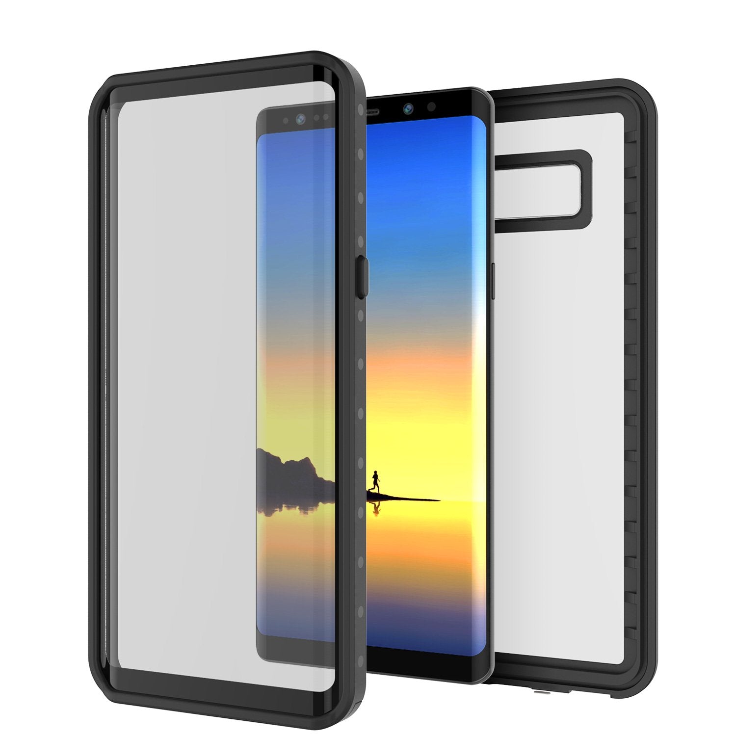 Galaxy Note 8 Waterproof Case Punkсase StudStar Clear