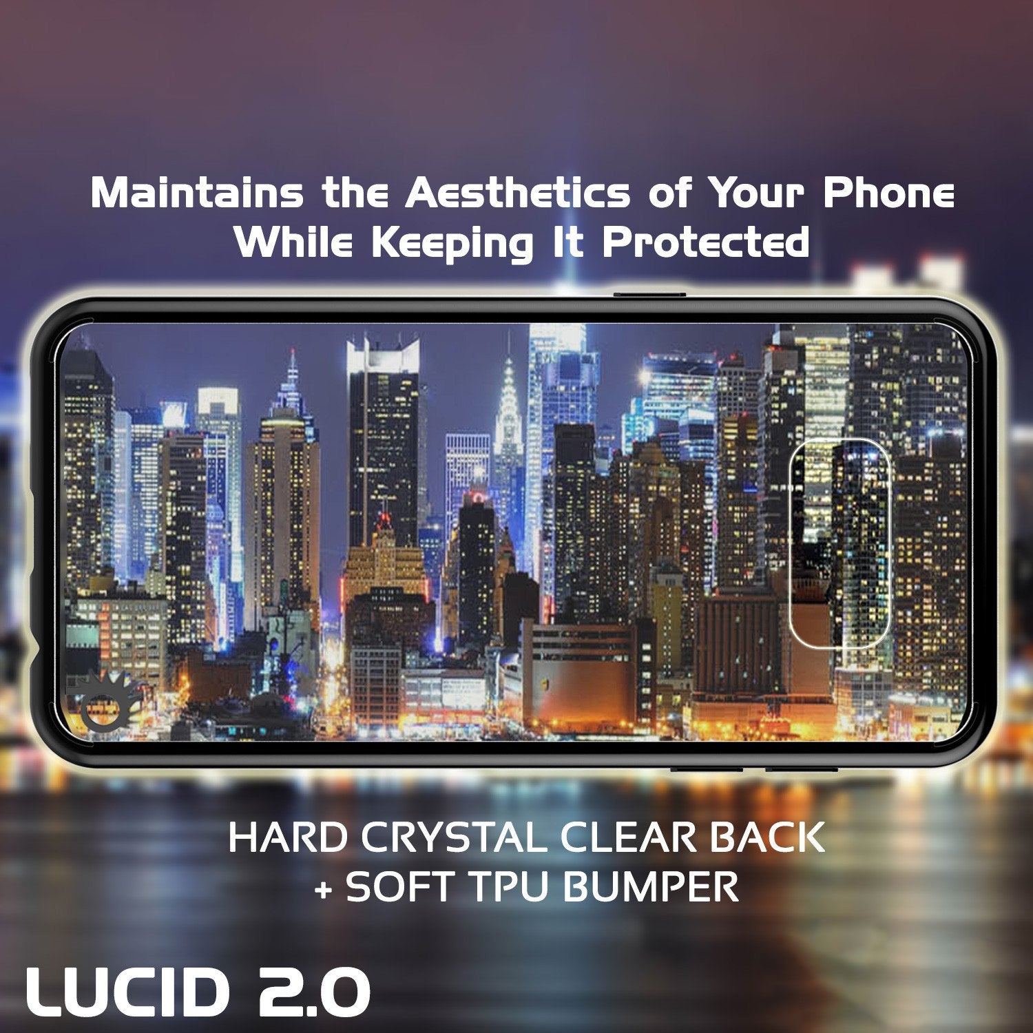 S8 Case Punkcase® LUCID 2.0 Black Series w/ PUNK SHIELD Screen Protector | Ultra Fit