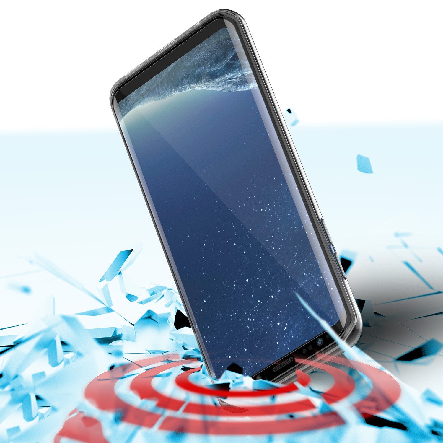 S8 Plus Case Punkcase® LUCID 2.0 Clear Series w/ PUNK SHIELD Screen Protector | Ultra Fit