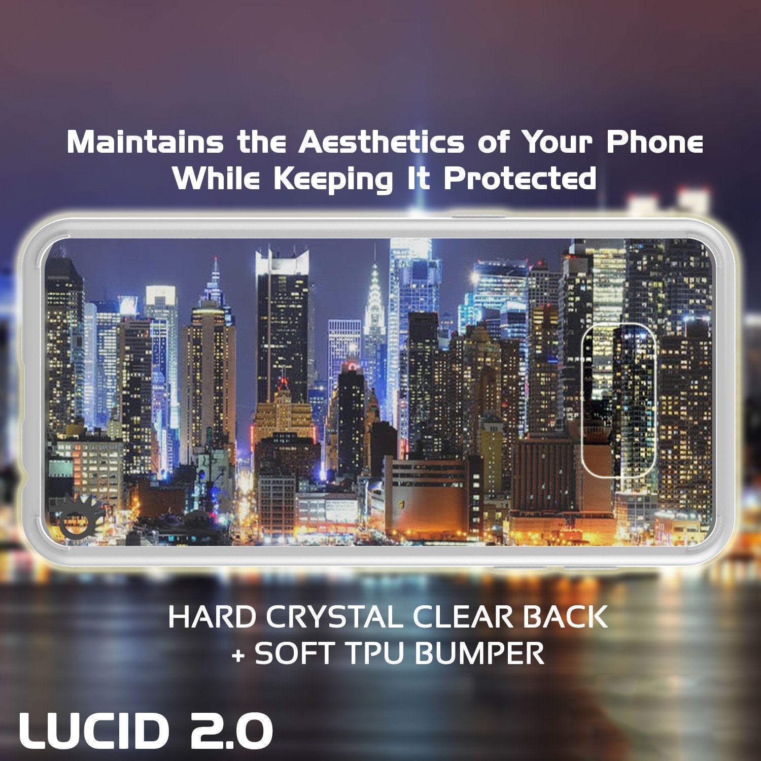 S8 Case Punkcase® LUCID 2.0 White Series w/ PUNK SHIELD Screen Protector | Ultra Fit