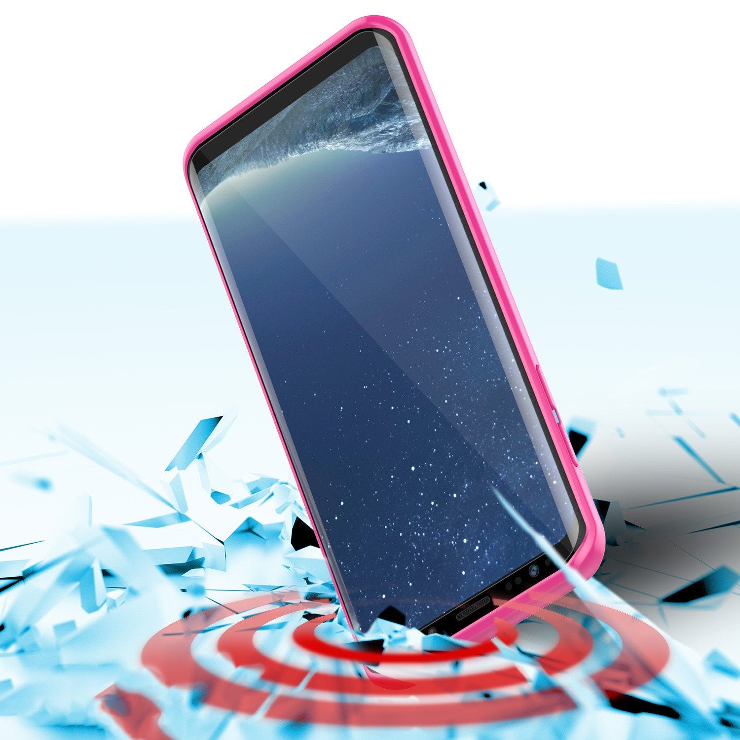 S8 Case Punkcase® LUCID 2.0 Pink Series w/ PUNK SHIELD Screen Protector | Ultra Fit