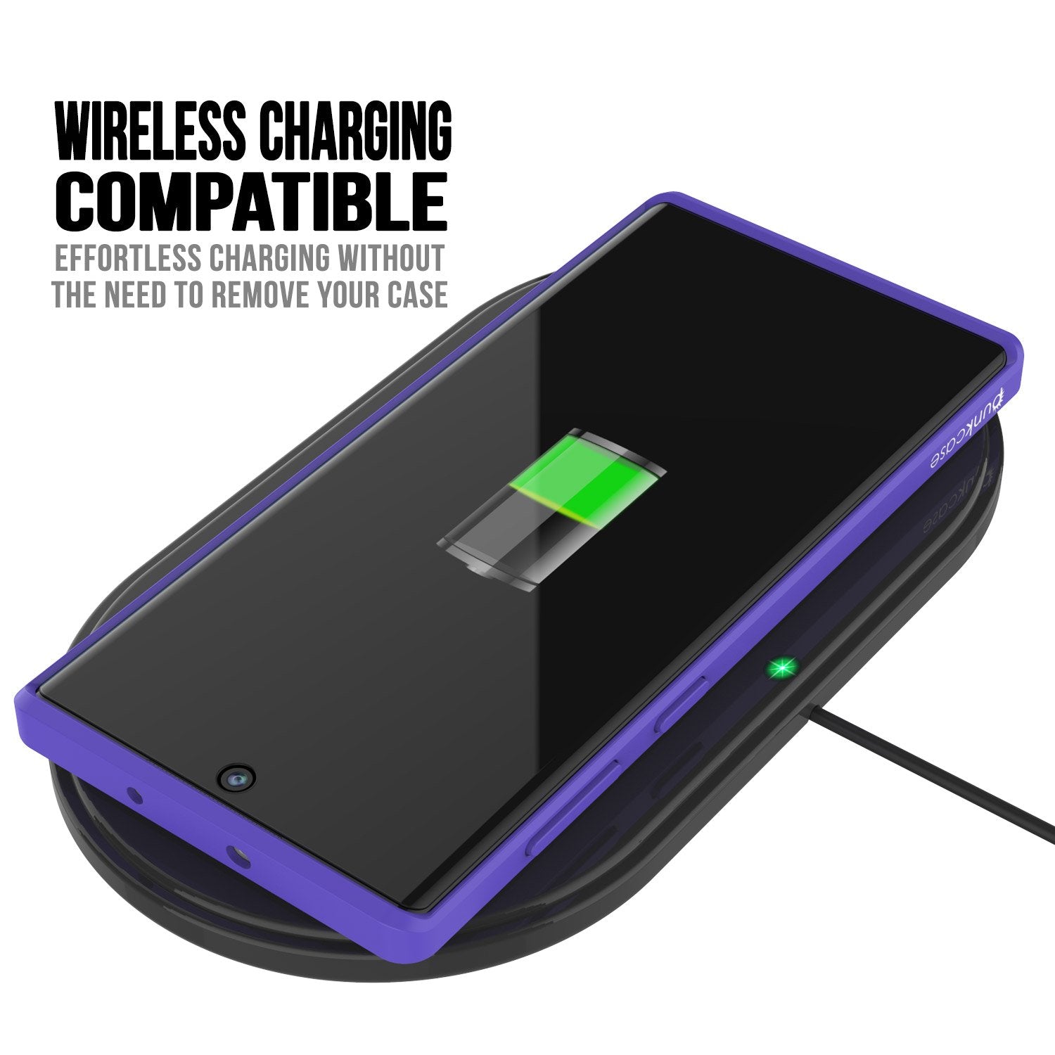 Galaxy Note 10+ Plus Punkcase Lucid-2.0 Series Slim Fit Armor Purple Case Cover