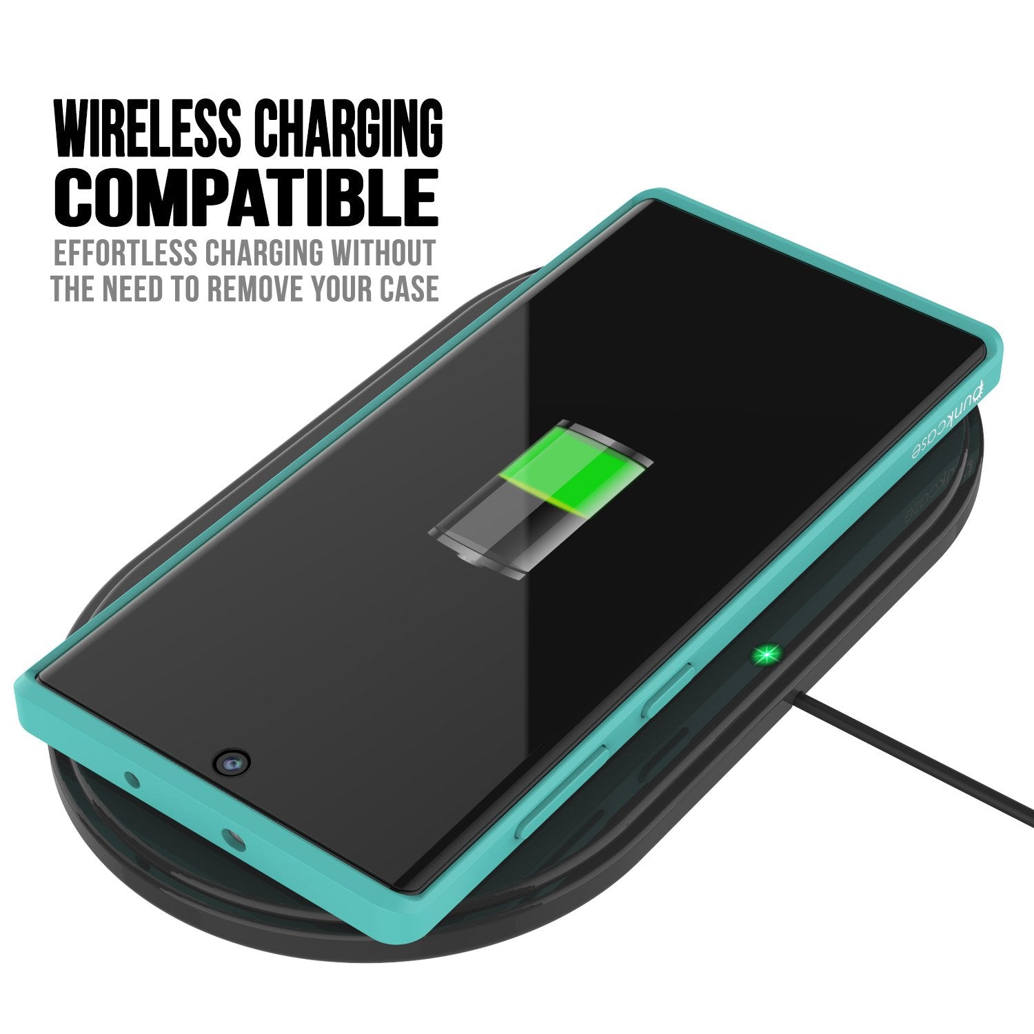 Galaxy Note 10+ Plus Punkcase Lucid-2.0 Series Slim Fit Armor Teal Case Cover