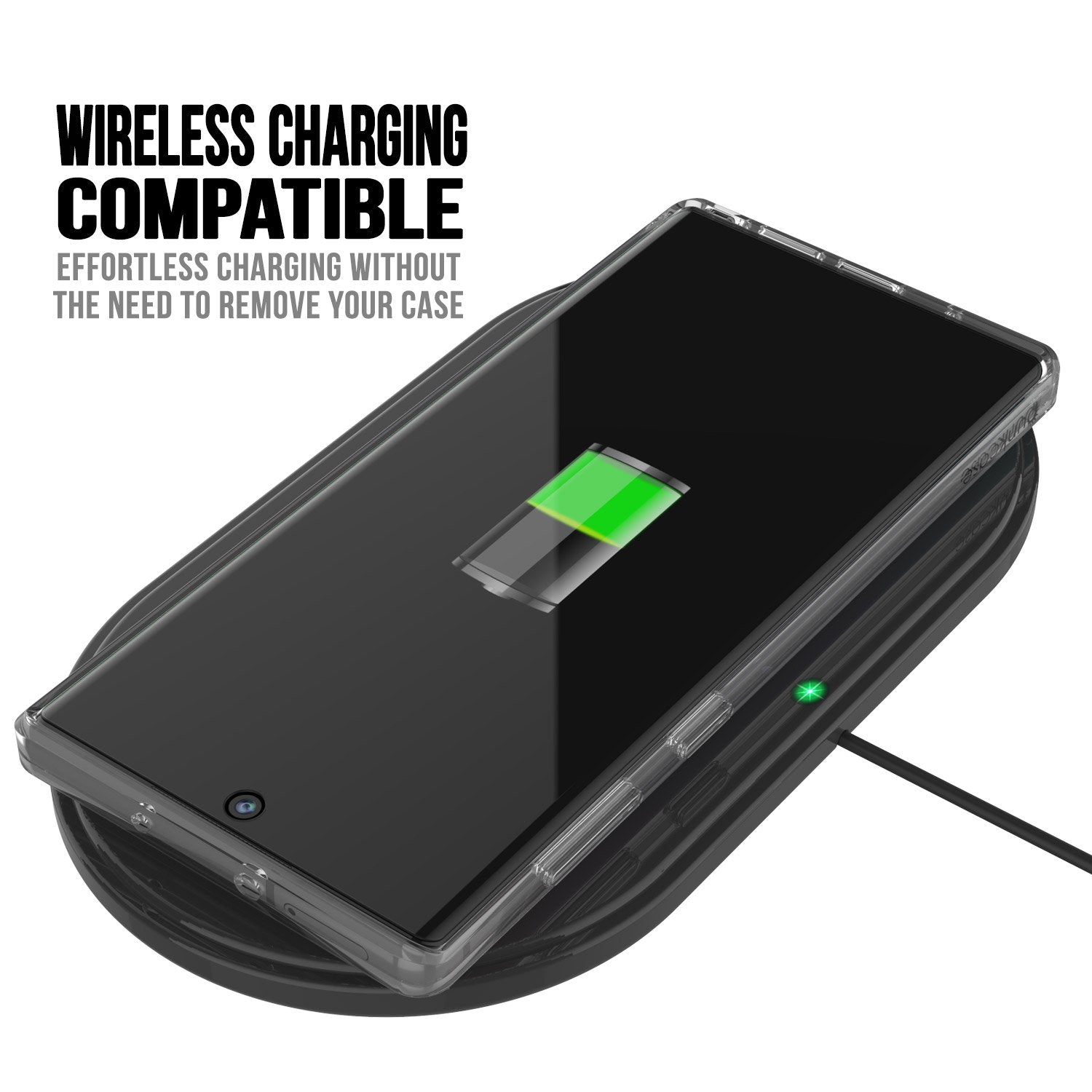 Galaxy Note 10+ Plus Punkcase Lucid-2.0 Series Slim Fit Armor Clear Case Cover