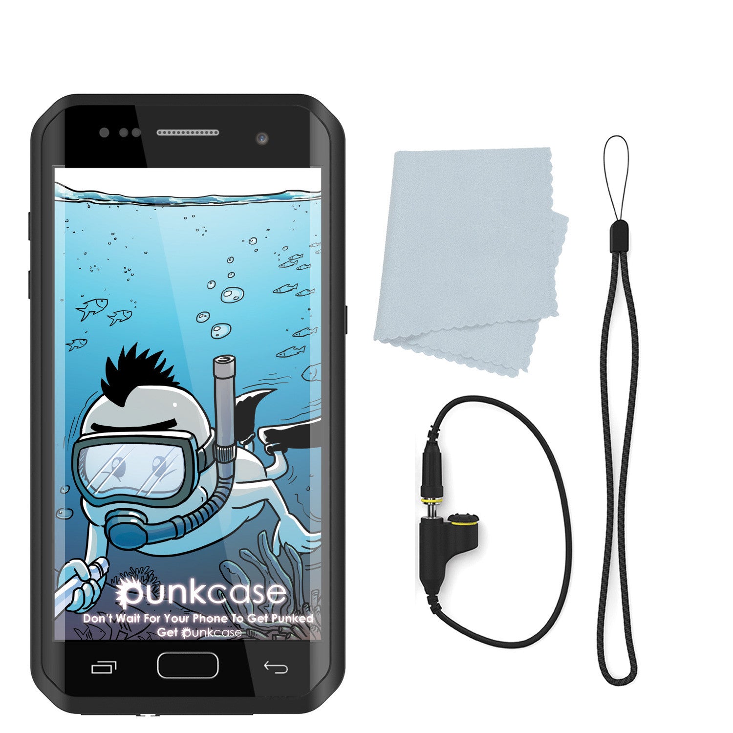 PUNKCASE - Studstar Series Snowproof Case for Galaxy S7 Edge | Black