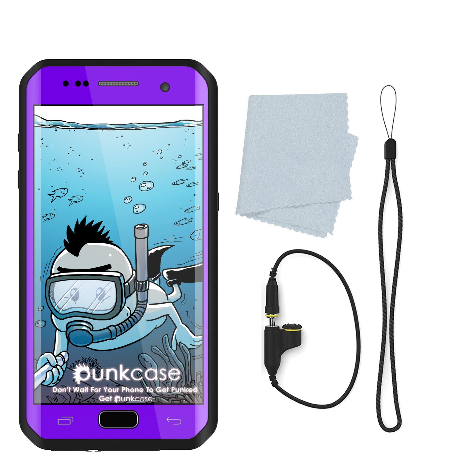 PUNKCASE - Studstar Series Snowproof Case for Galaxy S7 Edge | Purple