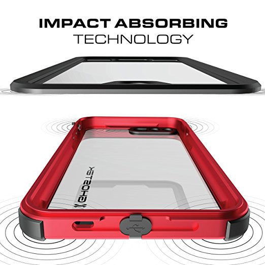 GHOSTEK - Atomic 3.0 Series Waterproof Case for Apple IPhone 7+ Plus | Red