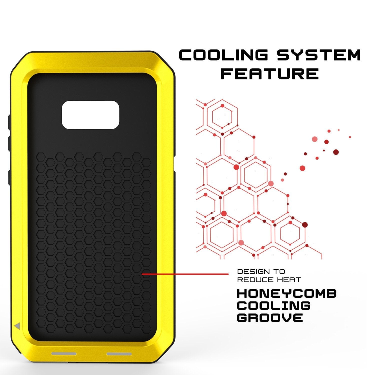 Galaxy Note 8 Case, PUNKcase Metallic Neon Shockproof Slim Metal Armor Case
