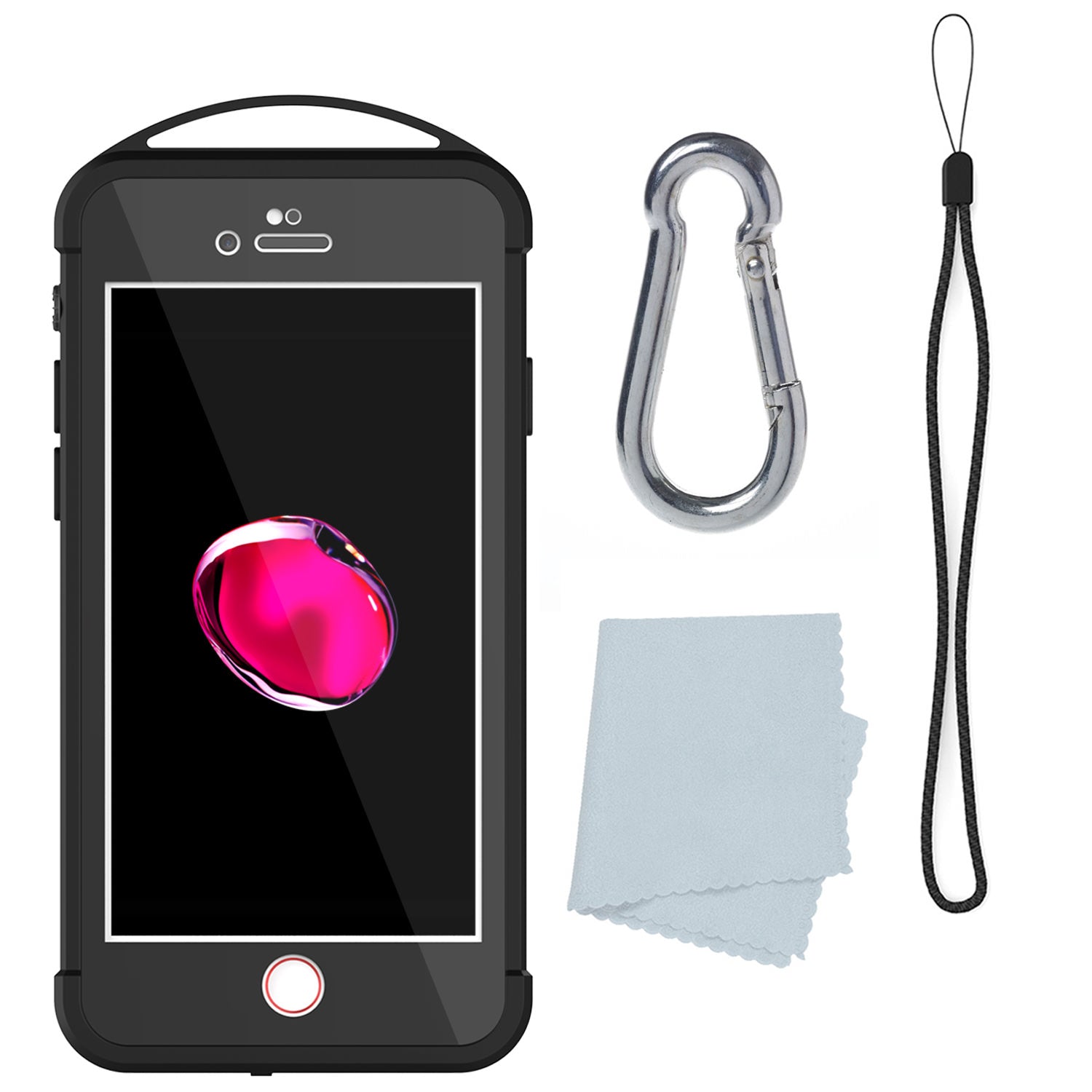 iPhone 7 Waterproof Case, Punkcase ALPINE Series, CLEAR | Heavy Duty Armor Cover