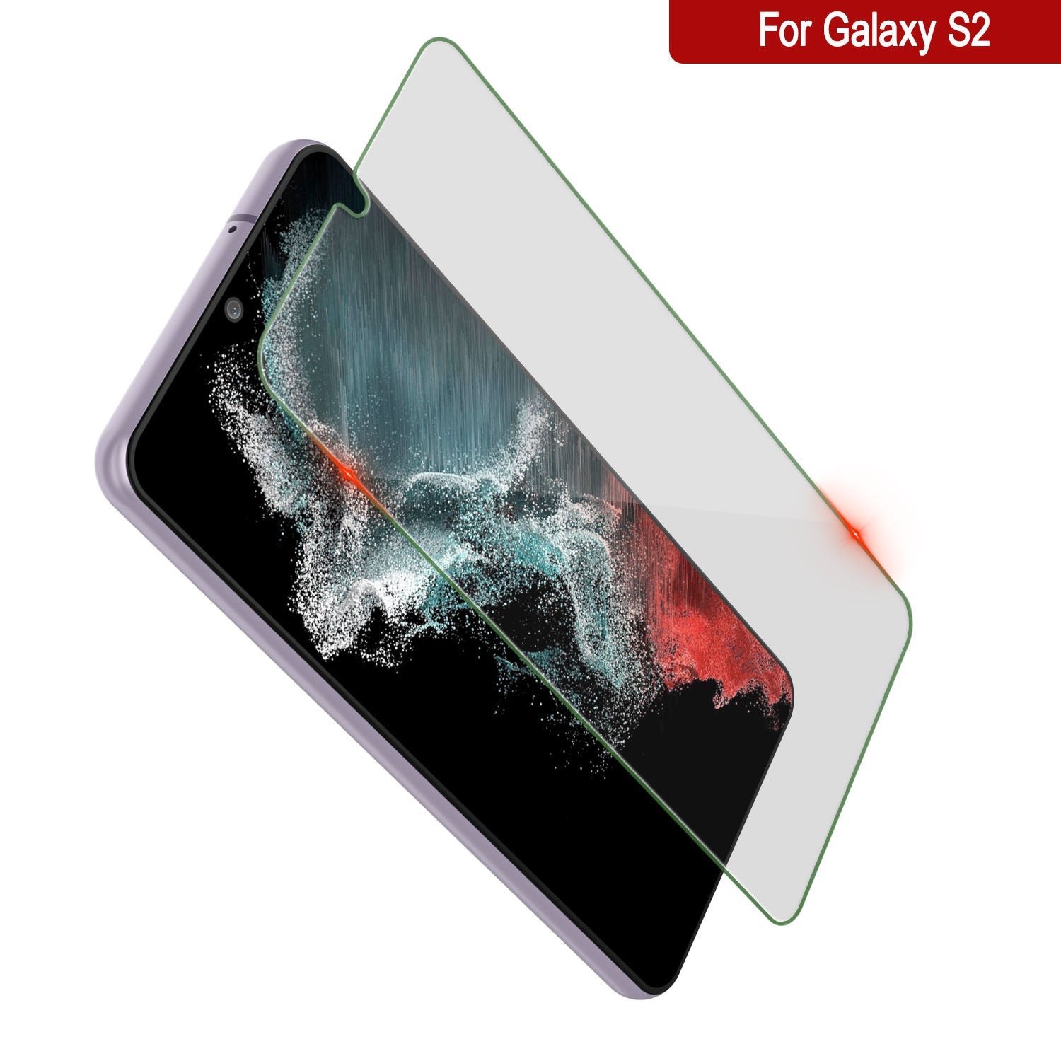 Galaxy S22 Clear Punkcase Glass SHIELD Tempered Glass Screen Protector 0.33mm Thick 9H Glass