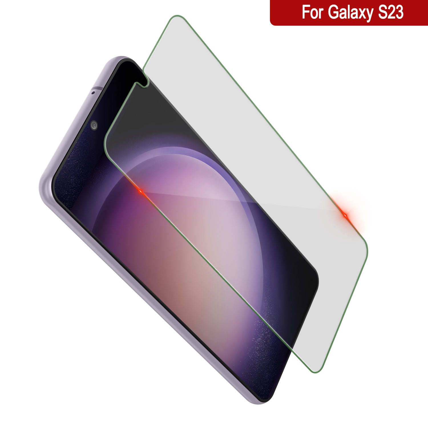 Galaxy S23 Gold Punkcase Glass SHIELD Tempered Glass Screen Protector 0.33mm Thick 9H Glass
