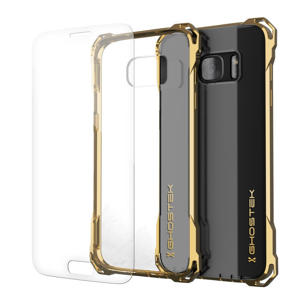 GHOSTEK - Covert Series Premium Impact Case for Samsung S7 Edge | Gold