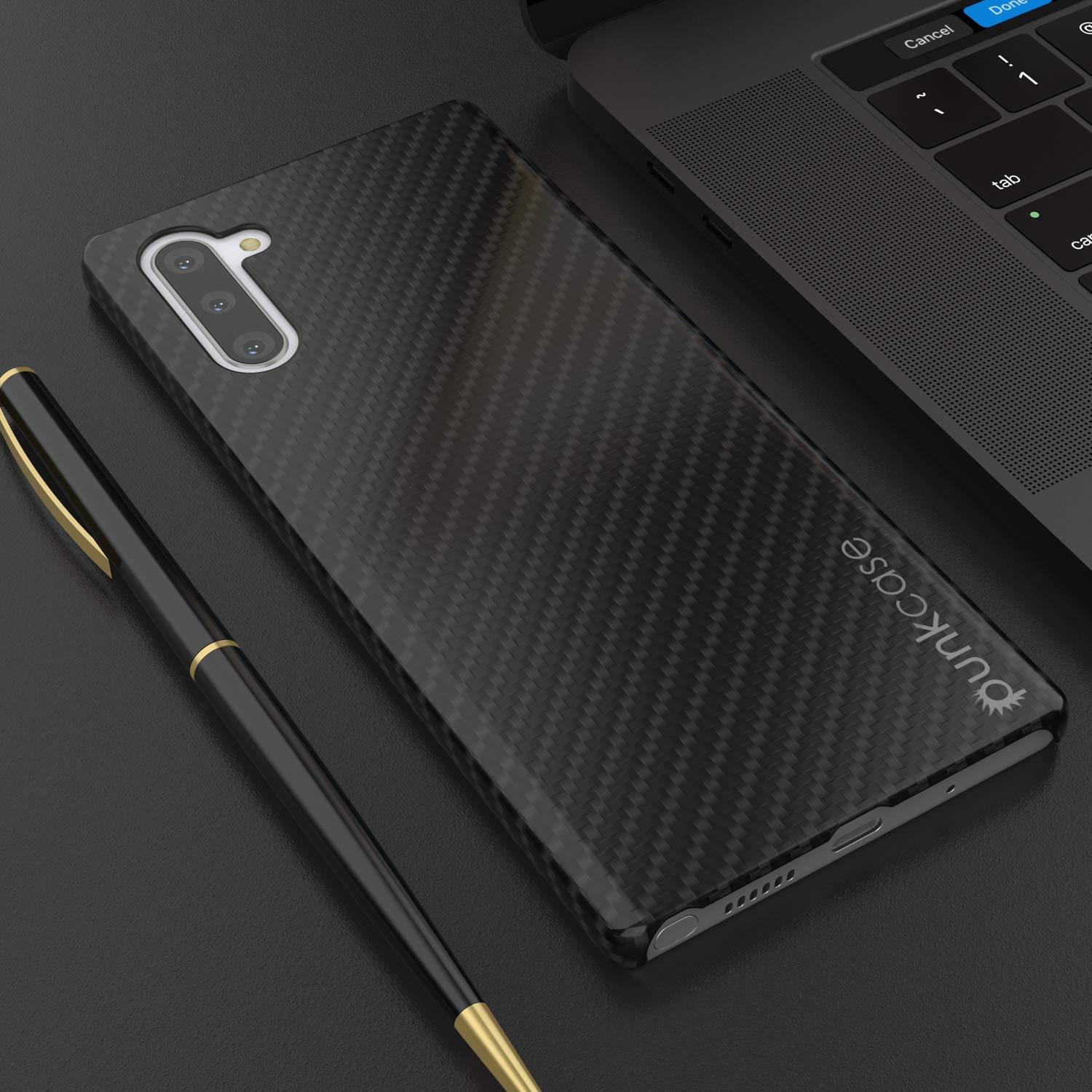 Galaxy Note 10 Case, Punkcase CarbonShield, Heavy Duty & Ultra Thin Cover