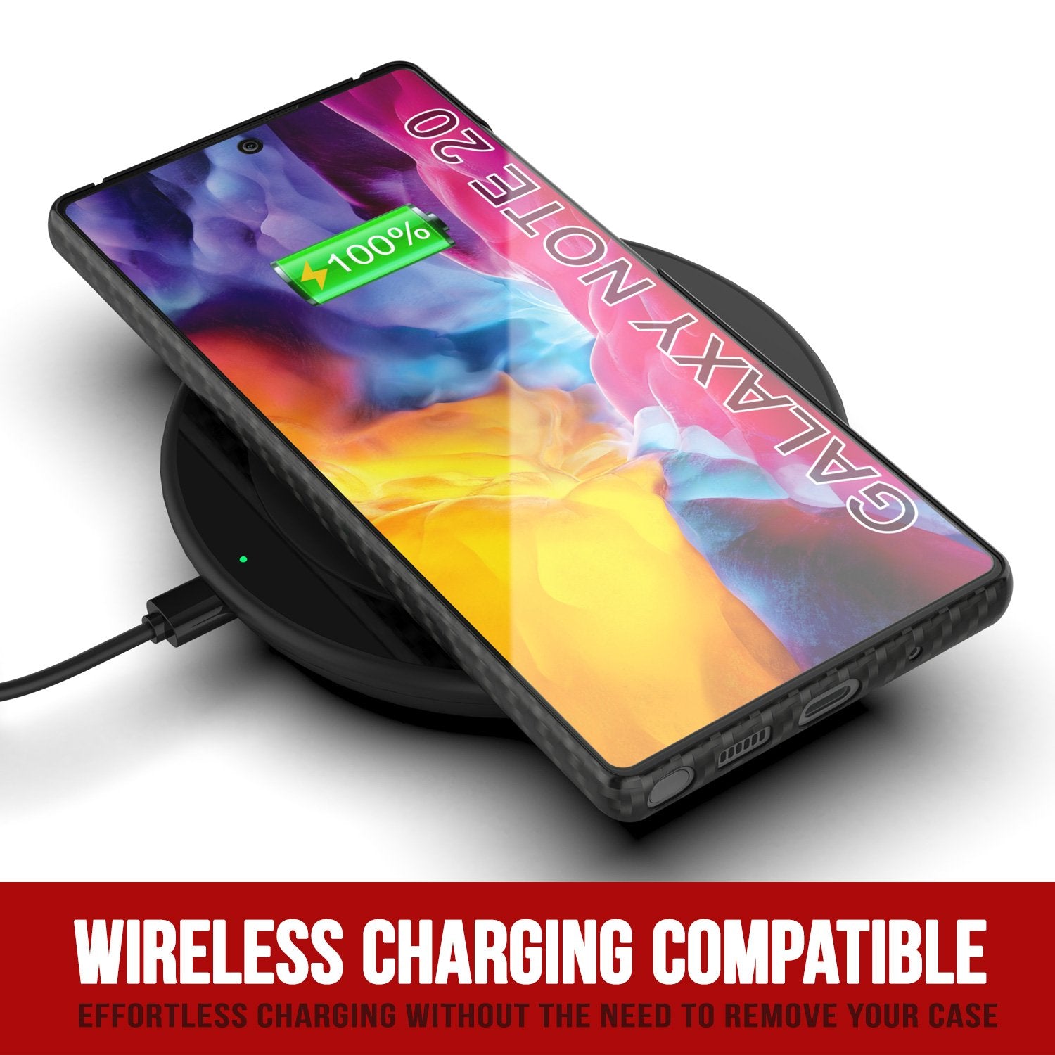 Galaxy Note 20 Case, Punkcase CarbonShield, Heavy Duty & Ultra Thin Cover
