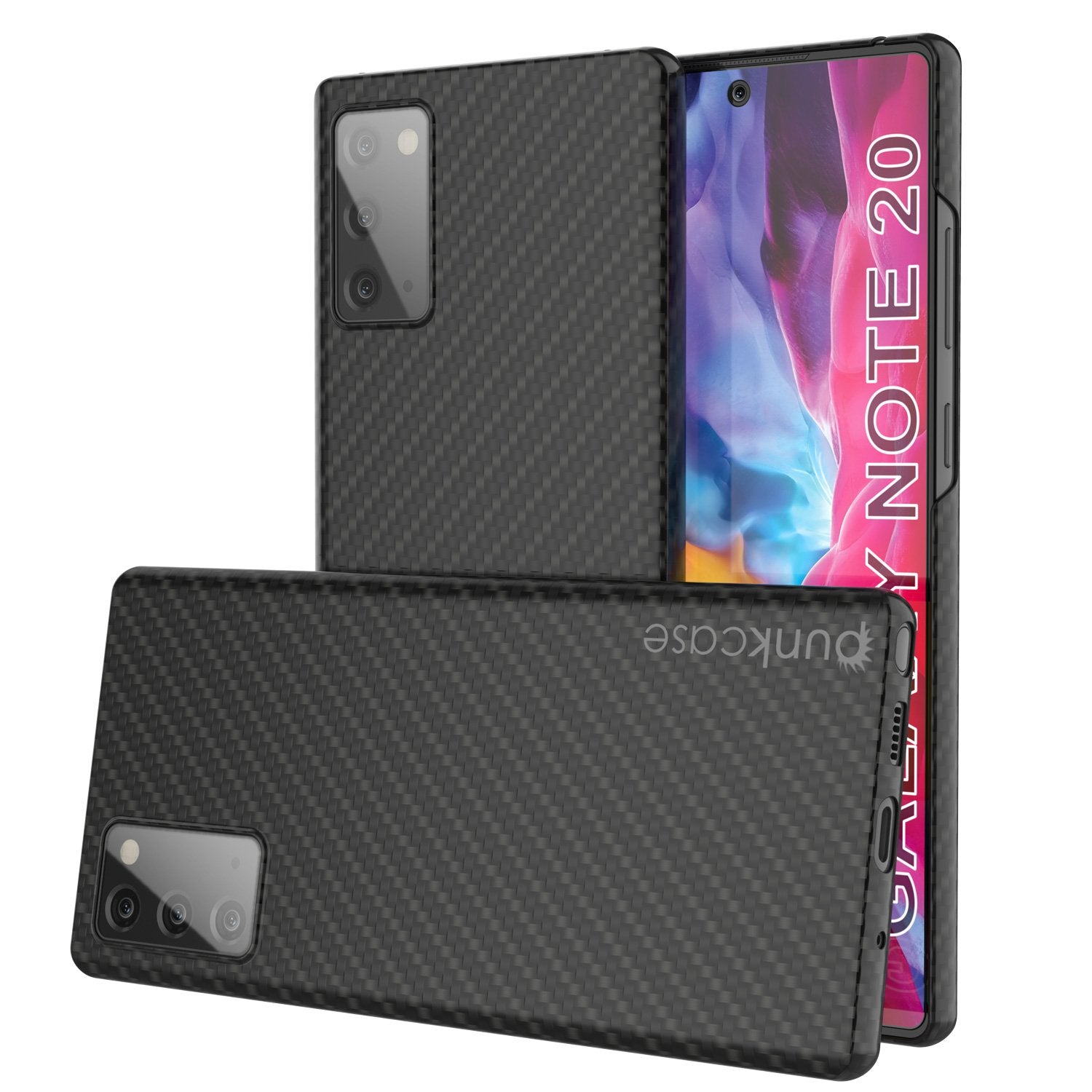 Galaxy Note 20 Case, Punkcase CarbonShield, Heavy Duty & Ultra Thin Cover