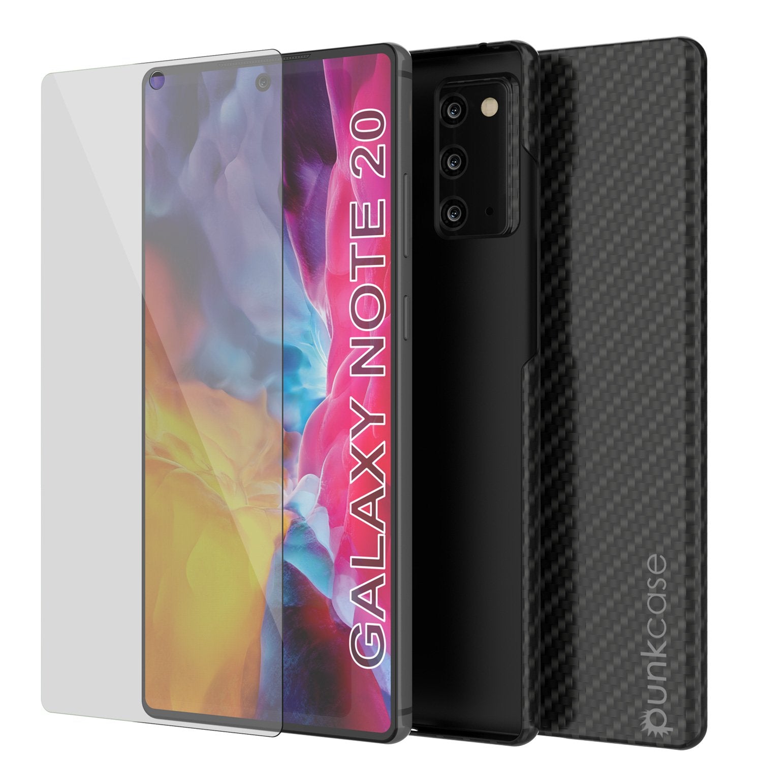 Galaxy Note 20 Case, Punkcase CarbonShield, Heavy Duty & Ultra Thin Cover