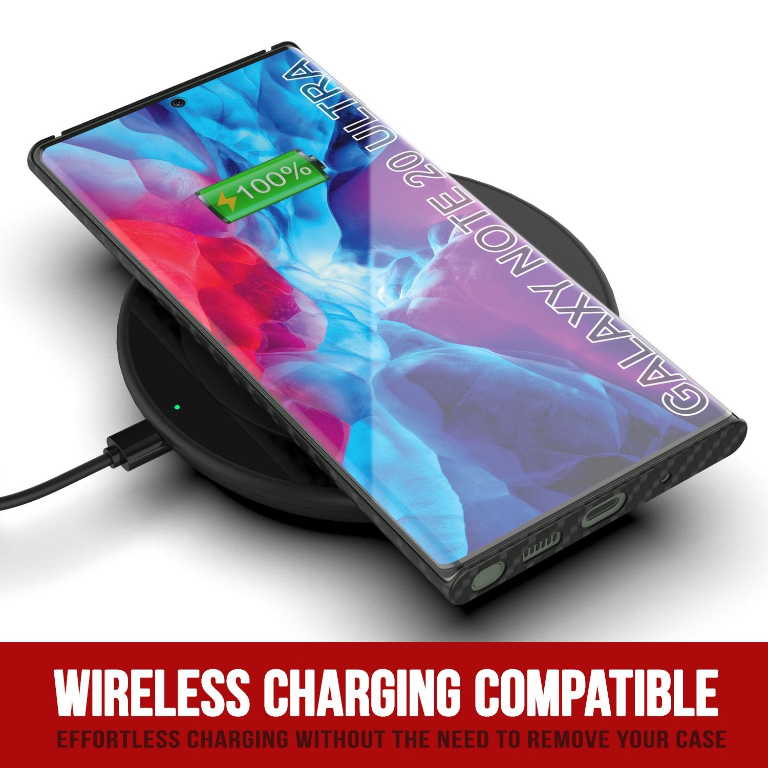 Galaxy Note 20 Ultra Case, Punkcase CarbonShield, Heavy Duty & Ultra Thin Cover