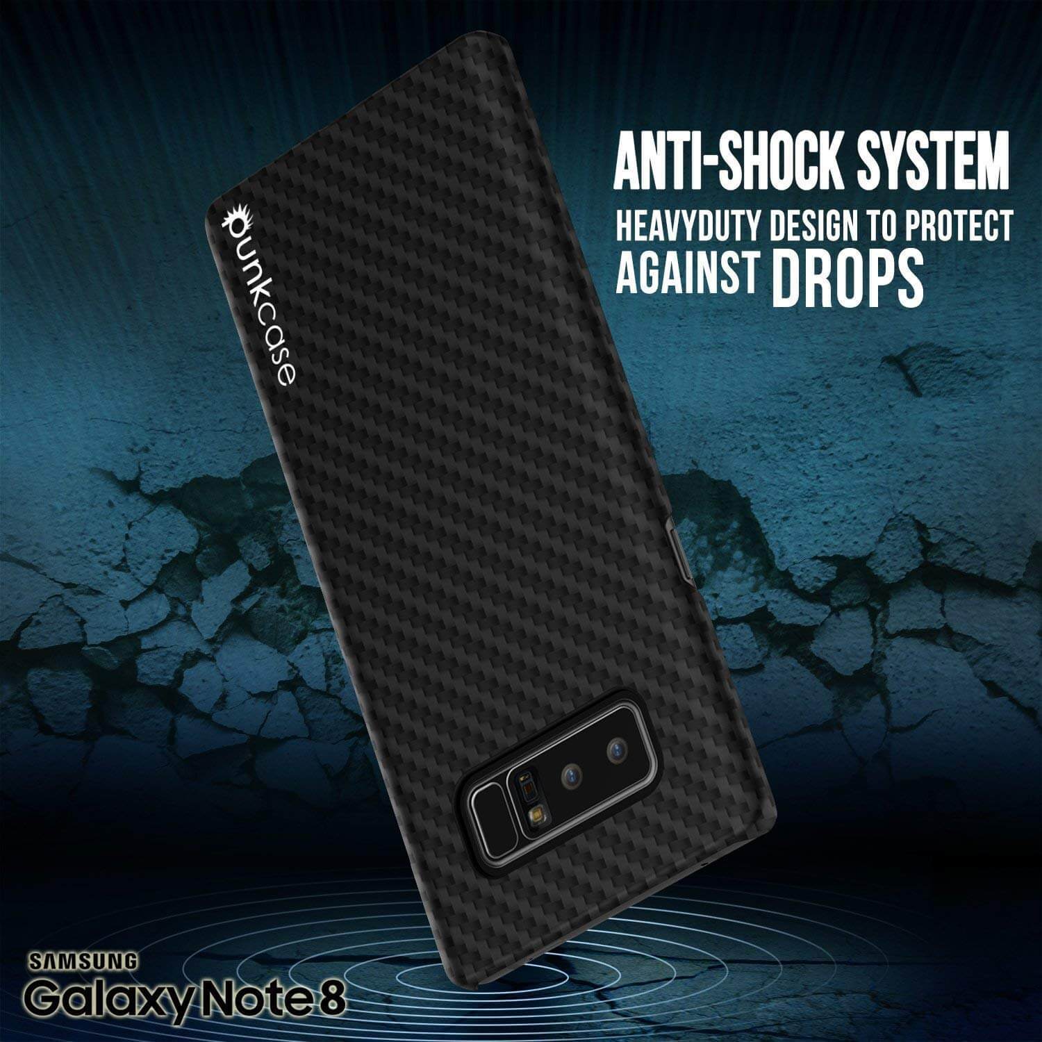 Galaxy Note 9 Case, Punkcase CarbonShield, Heavy Duty & Ultra Thin Cover