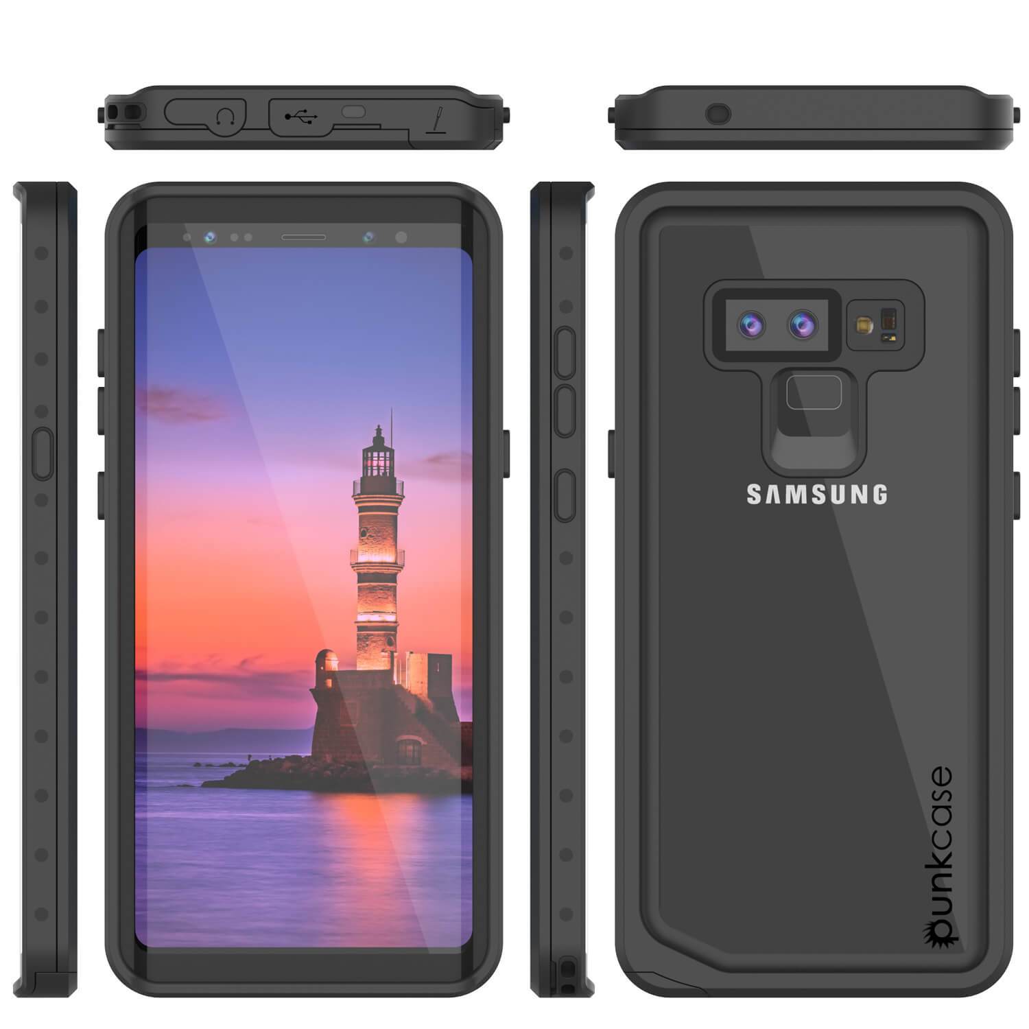 Galaxy Note 9 Waterproof Case Punkсase StudStar Clear