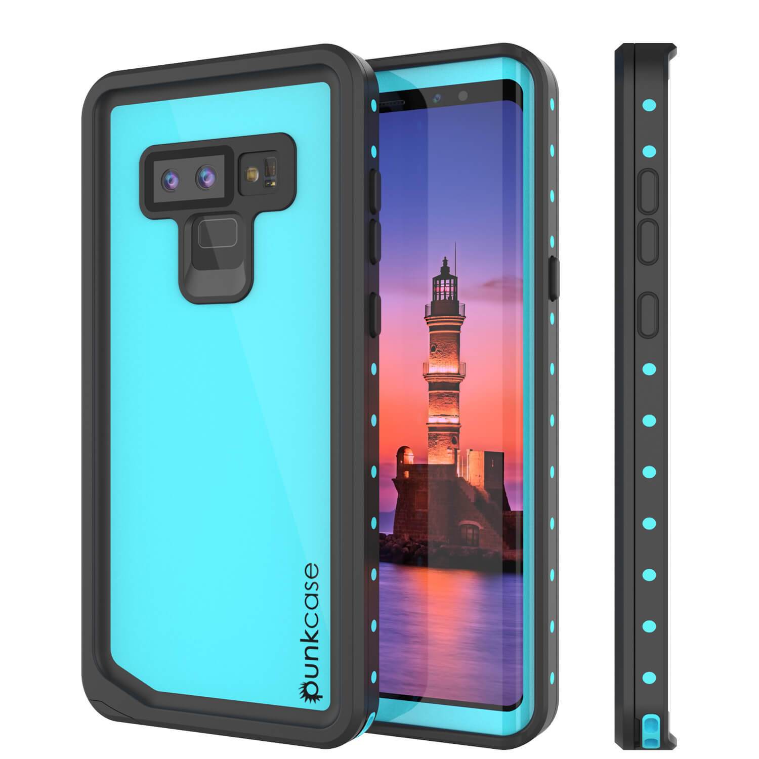 Galaxy Note 9 Waterproof Case PunkCase StudStar Teal