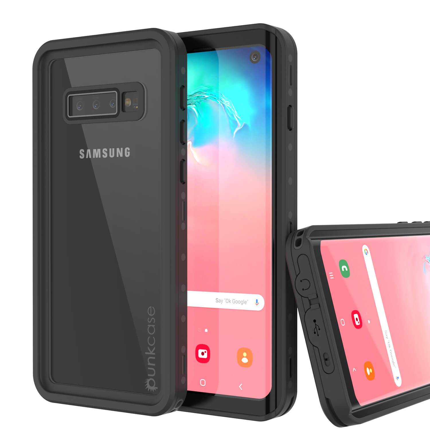 Galaxy S10 Waterproof Case PunkCase StudStar Clear Thin 6.6ft Underwater IP68 Shock/Snow Proof