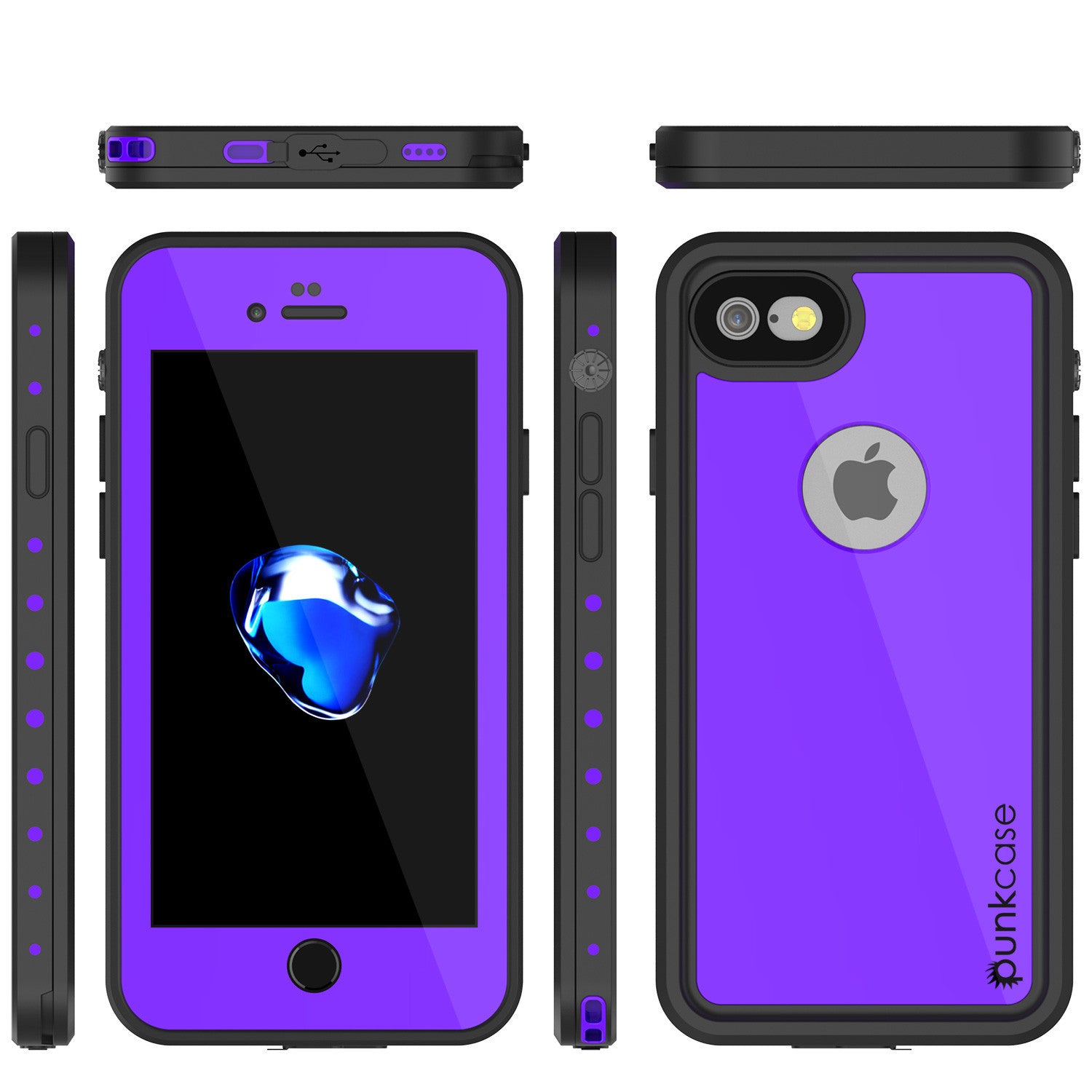 PUNKCASE - Studstar Series Snowproof Case for Apple IPhone 7 | Purple