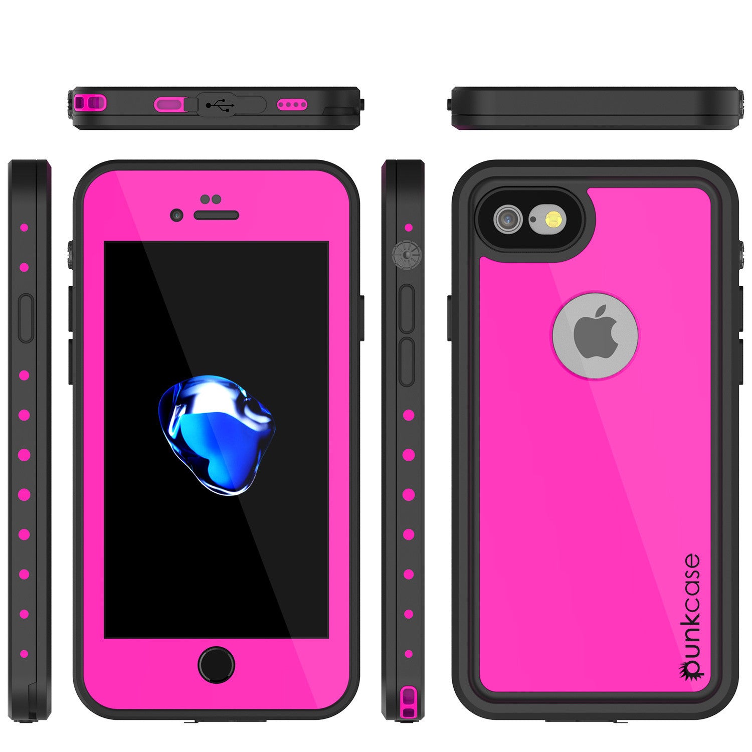 PUNKCASE - Studstar Series Snowproof Case for Apple IPhone 7 | Pink